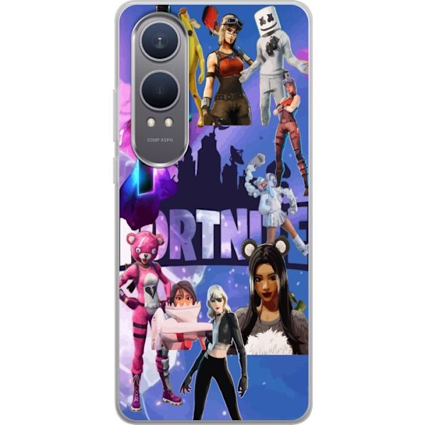 OnePlus Nord CE4 Lite Genomskinligt Skal Fortnite