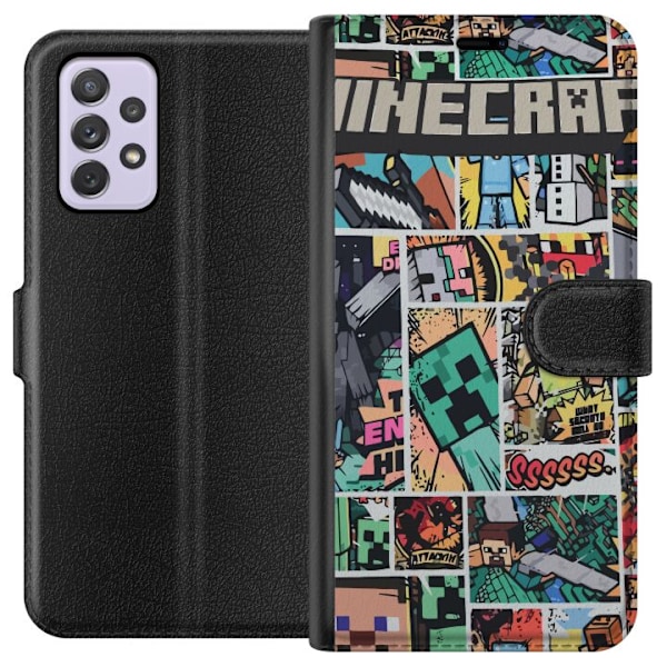 Samsung Galaxy A52s 5G Lompakkokotelo Minecraft Taide