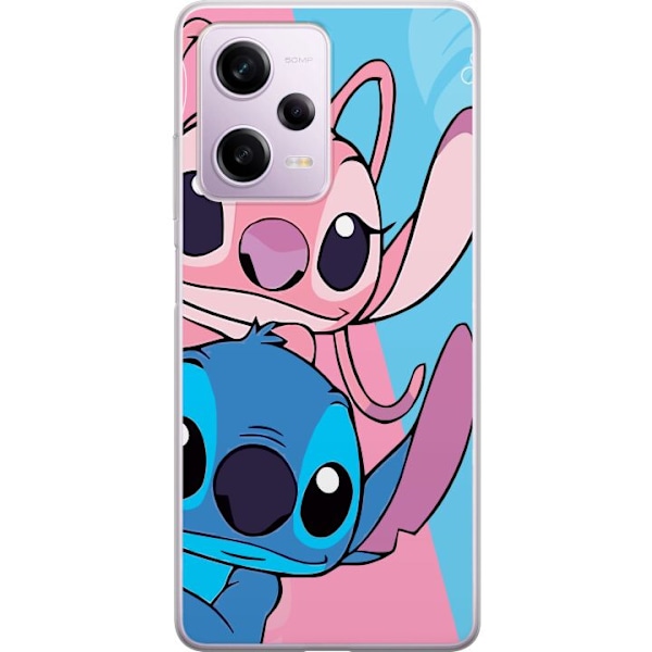 Xiaomi Redmi Note 12 Pro Gjennomsiktig deksel Stitch & Angel
