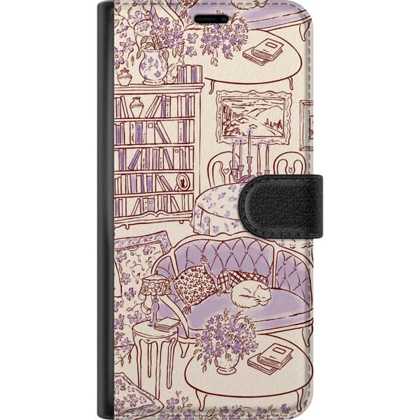 Kompatibel Tegnebogsetui til Apple iPhone 11 Beige læsekrog beige