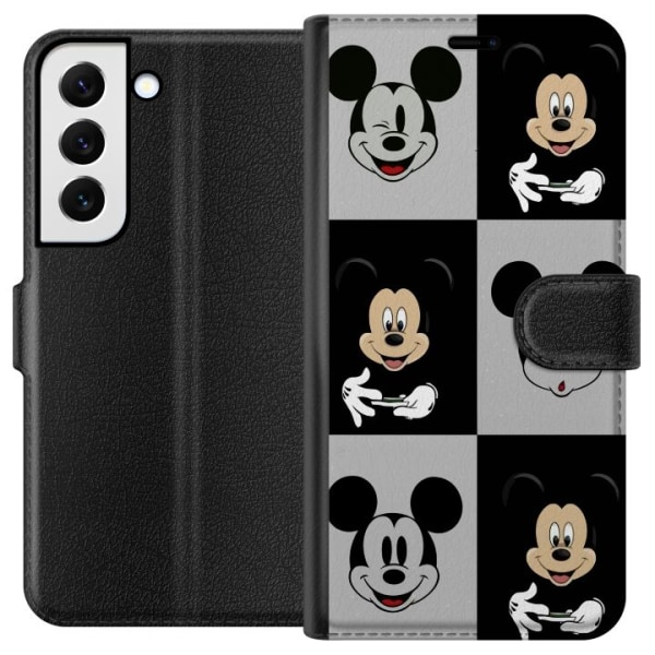 Samsung Galaxy S22 5G Lommeboketui Mickey Mouse