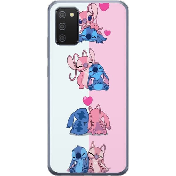 Kompatibelt Mobilskal till Samsung Galaxy A02s Lilo & Stitch