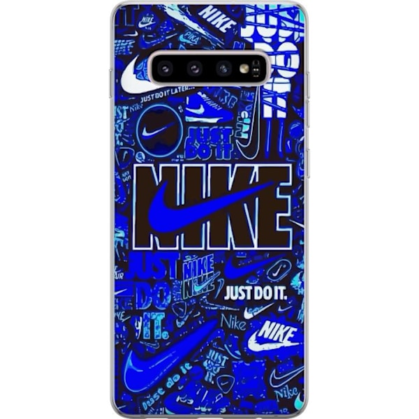 Samsung Galaxy S10+ Läpinäkyvä kuori Nike