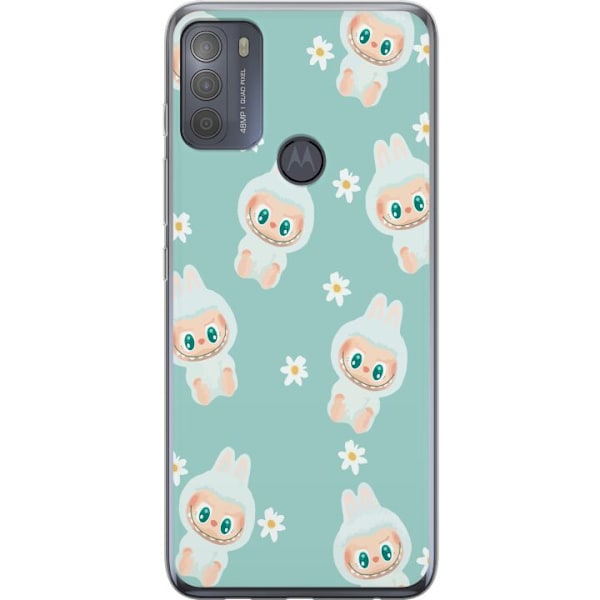 Motorola Moto G50 Gjennomsiktig deksel Labubu Candy Vibes