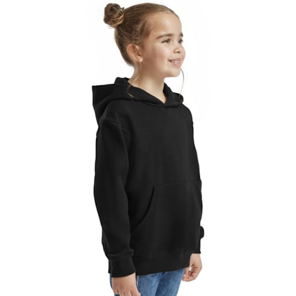 Børne-Hoodie | Blød Hættetrøje til Børn Sort 7-8 År Adele sort 7-8 År