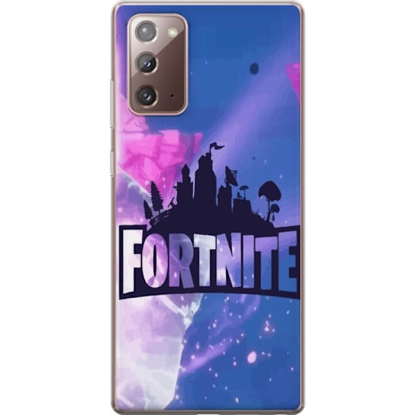 Samsung Galaxy Note20 Genomskinligt Skal Fortnite