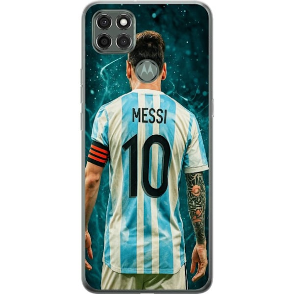Motorola Moto G9 Power Gennemsigtig cover Messi