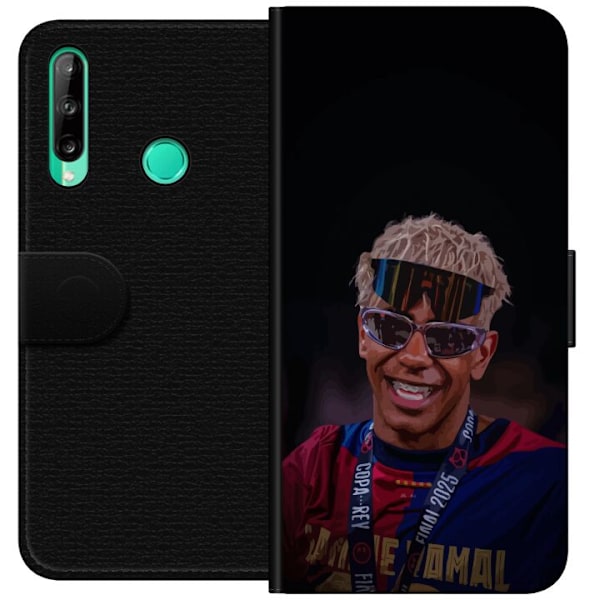 Huawei P40 lite E Tegnebogsetui Lamine Yamal mobiltaske i elegant sportsdesign
