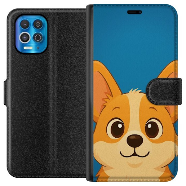 Motorola Edge S Plånboksfodral Hello Corgi