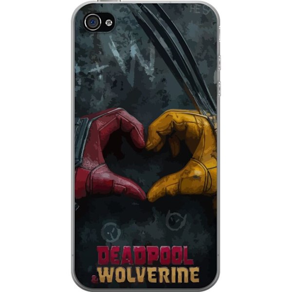 Apple iPhone 4 Gennemsigtig cover Wolverine Deadpool