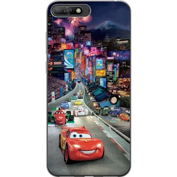 Huawei Y6 (2018) Läpinäkyvä kuori Autot (2006)