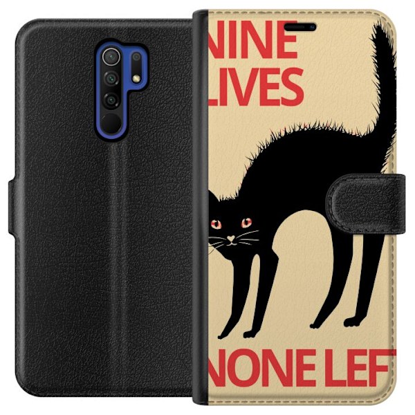 Xiaomi Redmi 9 Plånboksfodral Nine Lives