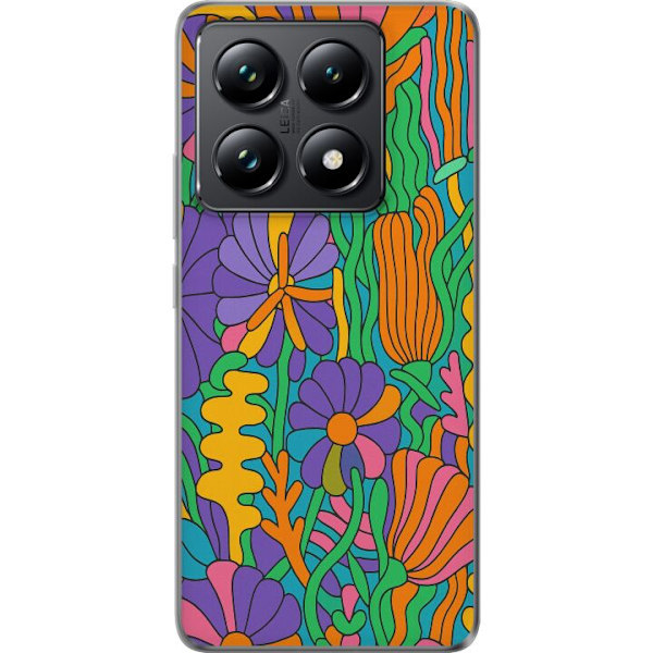 Xiaomi 14T Genomskinligt Skal Color Pop