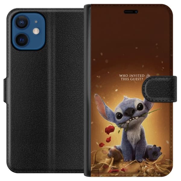 Kompatibel Tegnebogsetui til Apple iPhone 12 mini Stitch