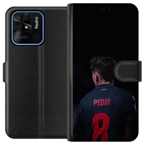 Xiaomi Redmi 10C Lompakkokotelo Pedri FC Barcelona Jalkapallo