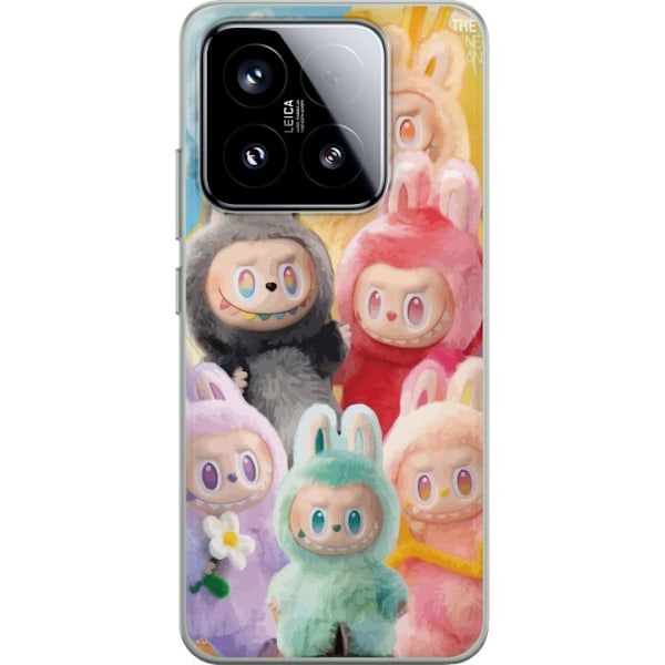 Xiaomi 15 Genomskinligt Skal Labubu Sketch Style – Handritat monster i tusch