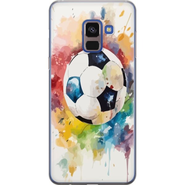 Samsung Galaxy A8 (2018) Gjennomsiktig deksel Fotball