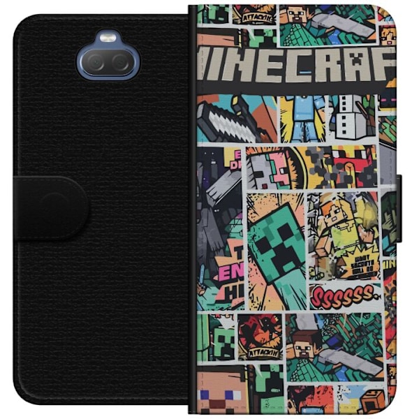 Sony Xperia 10 Lompakkokotelo Minecraft Taide
