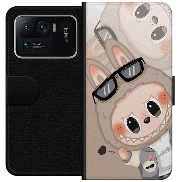Xiaomi Mi 11 Ultra Tegnebogsetui Labubu Rainbow Chaos