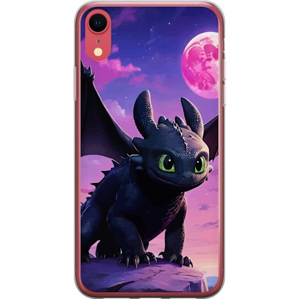 Apple iPhone XR Läpinäkyvä kuori Kuinka kouluttaa lohikäärmeesi