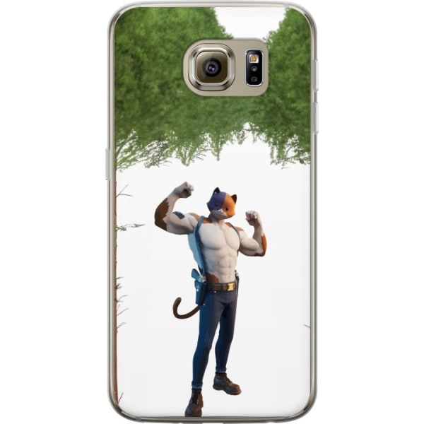 Samsung Galaxy S6 Gennemsigtig cover Fortnite - Meowscles