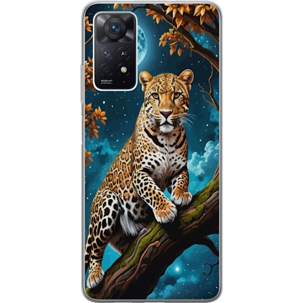 Xiaomi Redmi Note 11 Pro 5G Läpinäkyvä kuori Leopard