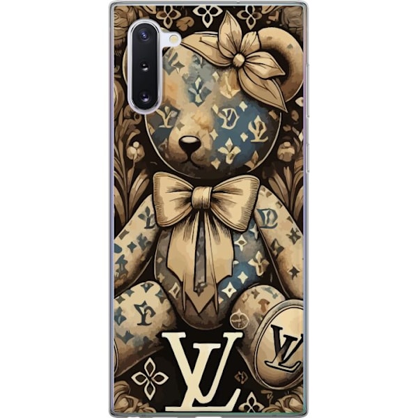 Samsung Galaxy Note10 Genomskinligt Skal Teddy Vuitton