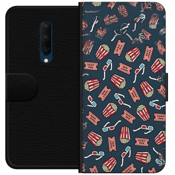 Kompatibel Tegnebogsetui til OnePlus 7T Pro Biokväll blå