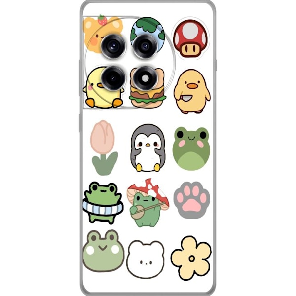 OnePlus 12R Läpinäkyvä kuori Kawaii Friends