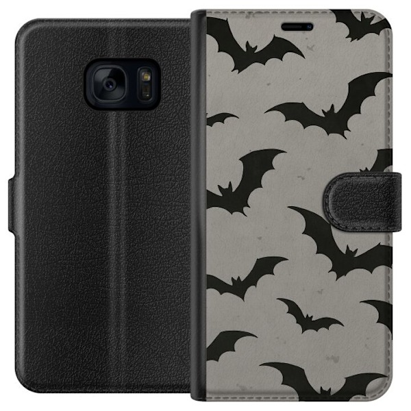 Samsung Galaxy S7 Plånboksfodral Flutterprint