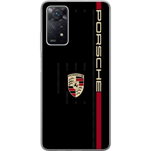 Xiaomi Redmi Note 11 Pro 5G Genomskinligt Skal Porsche