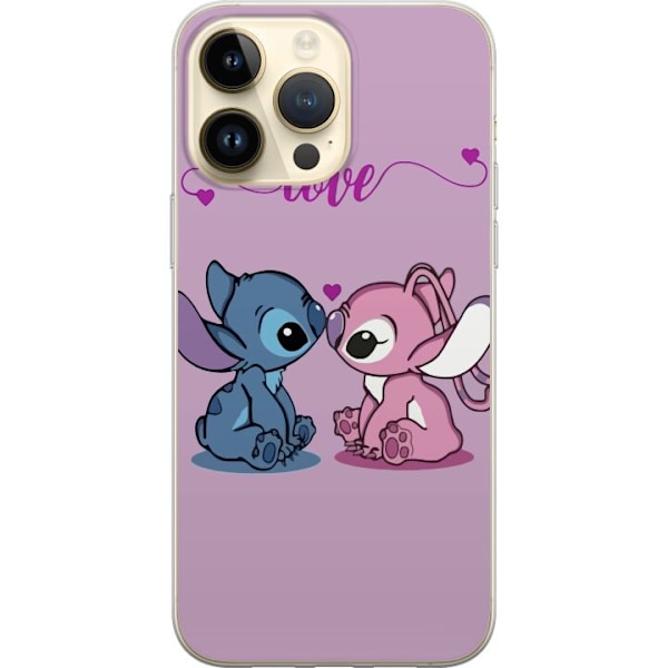 Apple iPhone 15 Pro Max Läpinäkyvä kuori Lilo & Stitch –