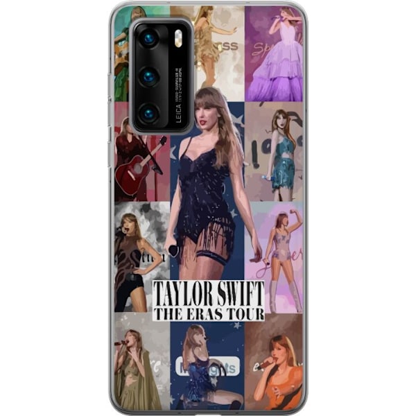 Huawei P40 Läpinäkyvä kuori Taylor Swift