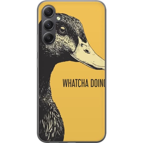 Kompatibelt Mobilskal till Samsung Galaxy A25 Curious Duck