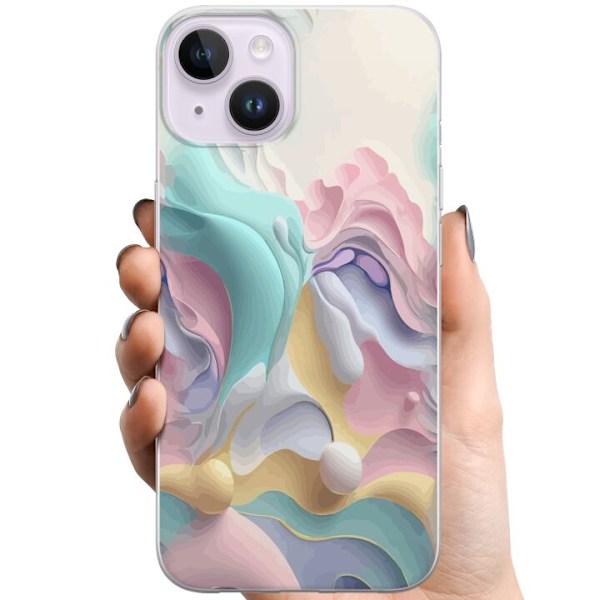 Apple iPhone 15 Plus TPU Mobilskal Pastell