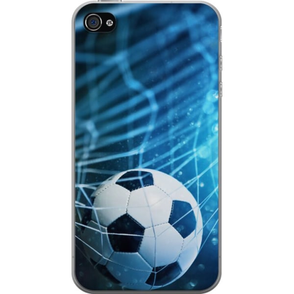 Apple iPhone 4s Läpinäkyvä kuori Jalkapallo
