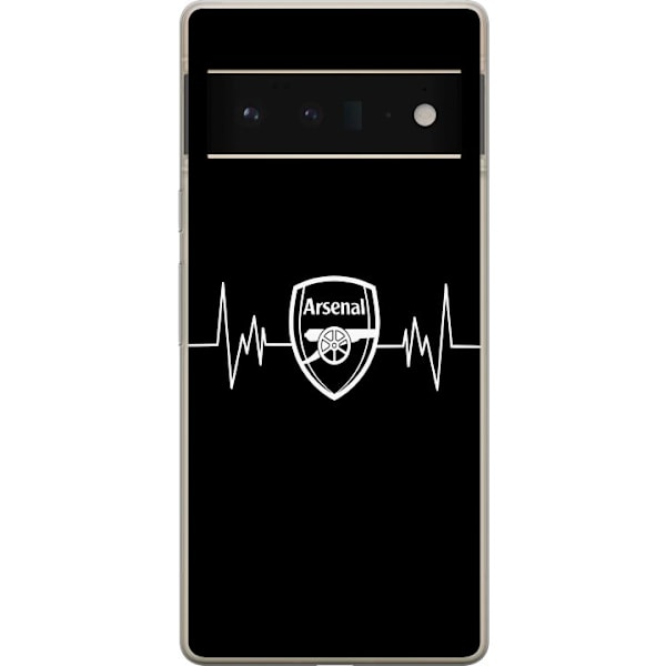 Google Pixel 6 Pro Gennemsigtig cover Arsenal