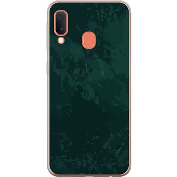 Samsung Galaxy A20e Gennemsigtig cover Emerald Echo