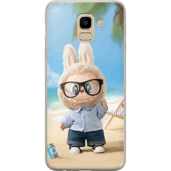 Samsung Galaxy J6 Läpinäkyvä kuori Labubu Tummat Unelmat