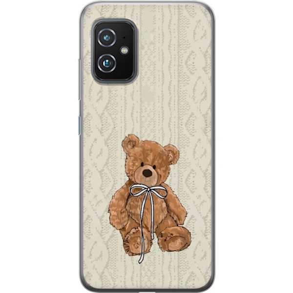 Asus Zenfone 8 Gjennomsiktig deksel Liten Bamse – klassisk bamse i enkel design