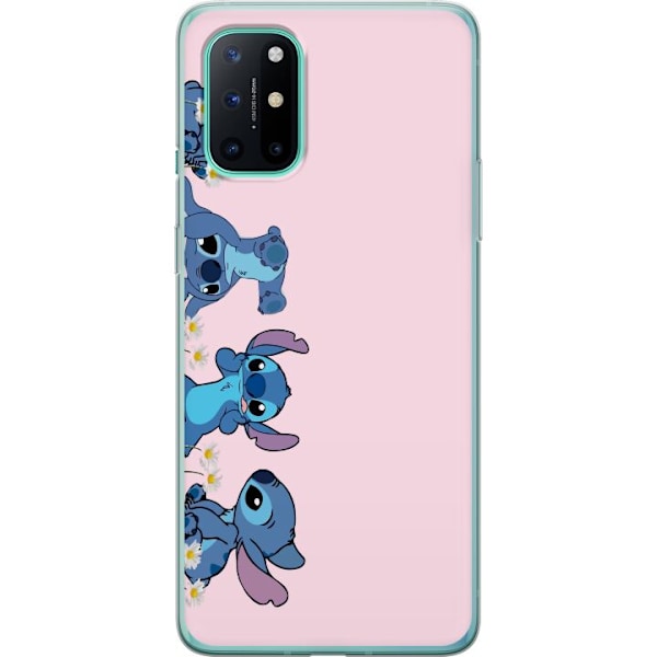OnePlus 8T Genomskinligt Skal Stitch Skratt & Bus – Perfekt