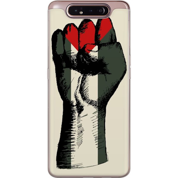 Samsung Galaxy A80 Gennemsigtig cover Hånd bundet i Palæstin