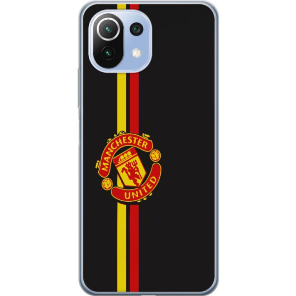 Xiaomi Mi 11 Lite Gennemsigtig cover Manchester United F.C.