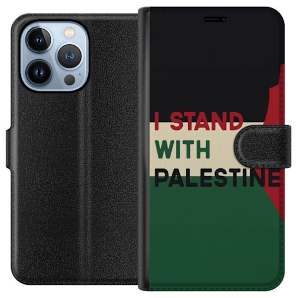 Apple iPhone 13 Pro Plånboksfodral Stand with Palestine – s