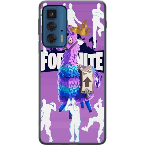 Motorola Edge 20 Pro Läpinäkyvä kuori Fortnite