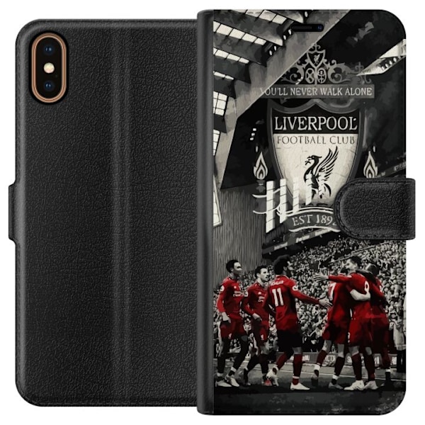 Apple iPhone XS Plånboksfodral Liverpool