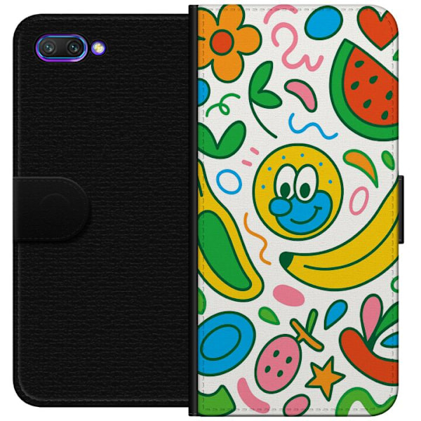 Honor 10 Tegnebogsetui Sommerfugle Slør