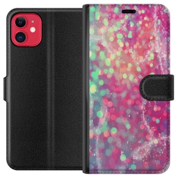 Kompatibel Tegnebogsetui til Apple iPhone 11 Glitter