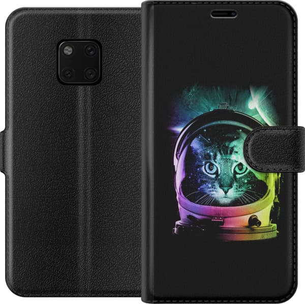 Kompatibelt Lommeboketui til Huawei Mate 20 Pro Rom Katt