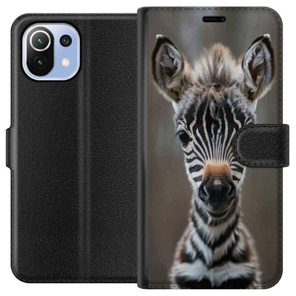 Xiaomi Mi 11 Lite Plånboksfodral Giraff Djurmotiv Afrika Natur Grafiskt Motiv Savann Vilda Djur Populär Väggkonst Exotiskt Tema